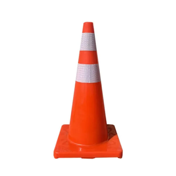 High Quality 70cm Traffic Road Cone PVC Road Safety Cone - Image 4