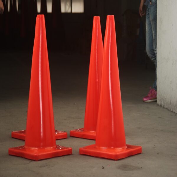 Top Sale 900mm Orange Cone Reflective PVC Traffic Cone - Image 2