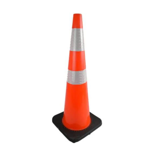 Best 90cm Height Cone Reflective Flexible PVC Traffic Cone - Image 3