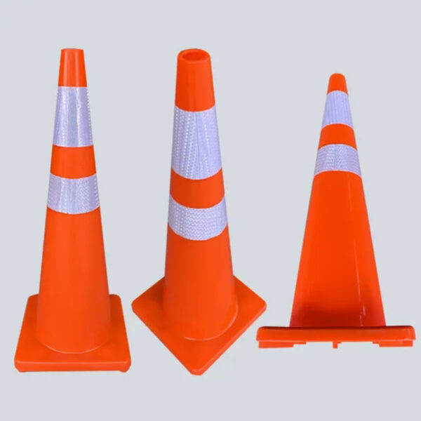 High Quality 90cm Orange Cone PVC Traffic Safety Cone - Image 3
