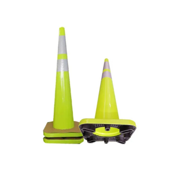 High Quality 94cm PVC Traffic Cone with Reflective Film - Image 4