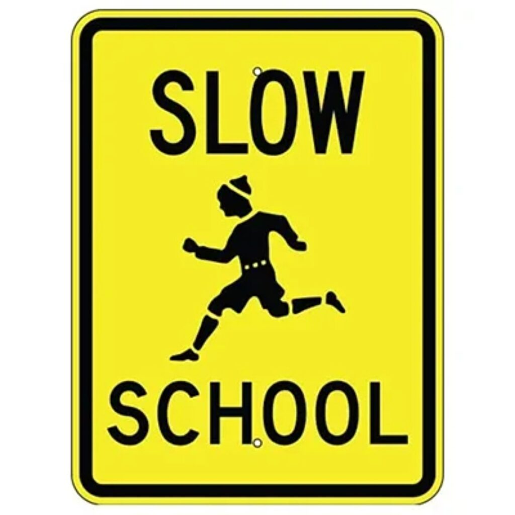 Board Road Sign