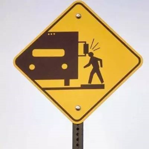 Aluminium Reflective Road Traffic Safety Signs for Roadway - Image 2