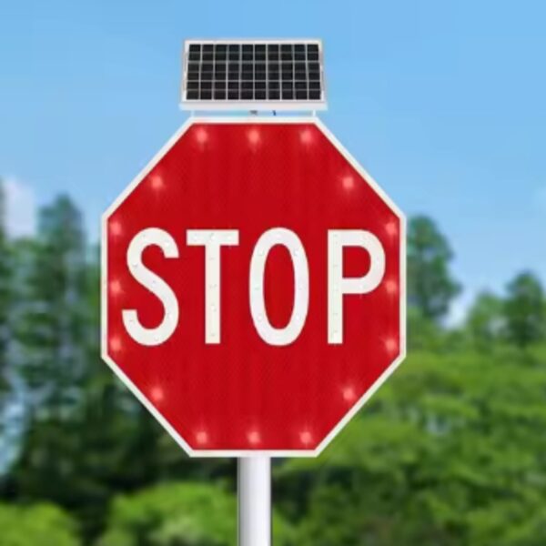 Aluminum Flashing Sign Road Illuminated Led Traffic Sign - Image 2