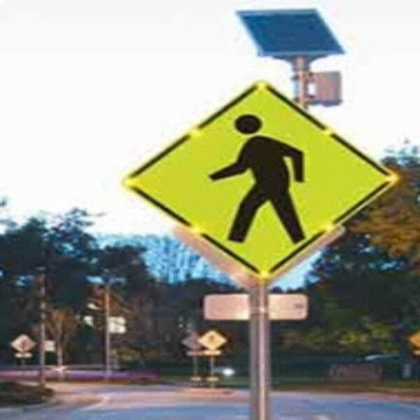 Aluminum Solar Construction Sign Led Sign for Road Safety - Image 2