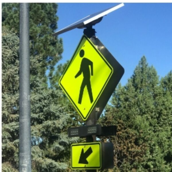 Aluminum Solar Construction Sign Led Sign for Road Safety - Image 3