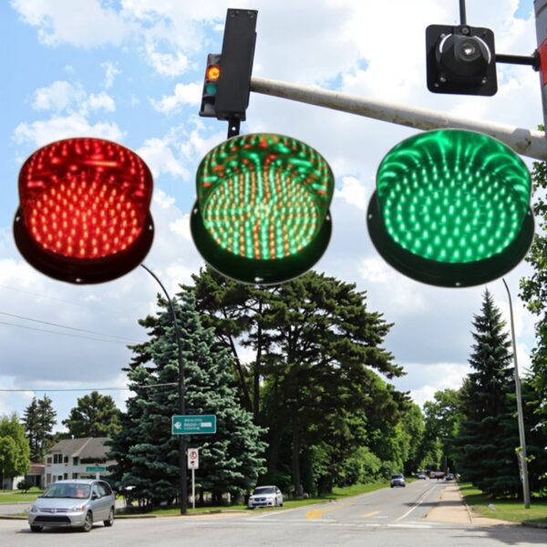 300mm Led Amber Traffic Light Traffic Signal Module Light - Image 5