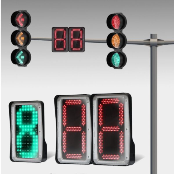 Hot Sale 400mm Ball LED Traffic Light with Countdown Timer - Image 2