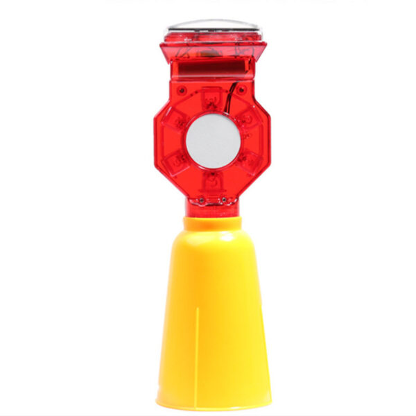 LED Solar Power Traffic Light Plastic Flashing Traffic Light - Image 3