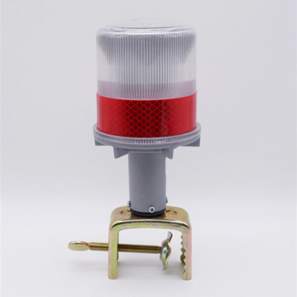 LED Solar Warning Light Road Construction Traffic Light - Image 4