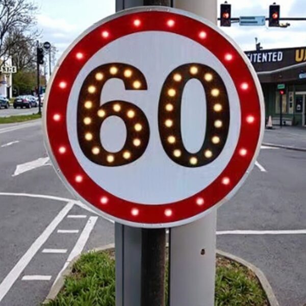 Reliable Led Speed Limit Sign Road Safety Warning Signs - Image 2