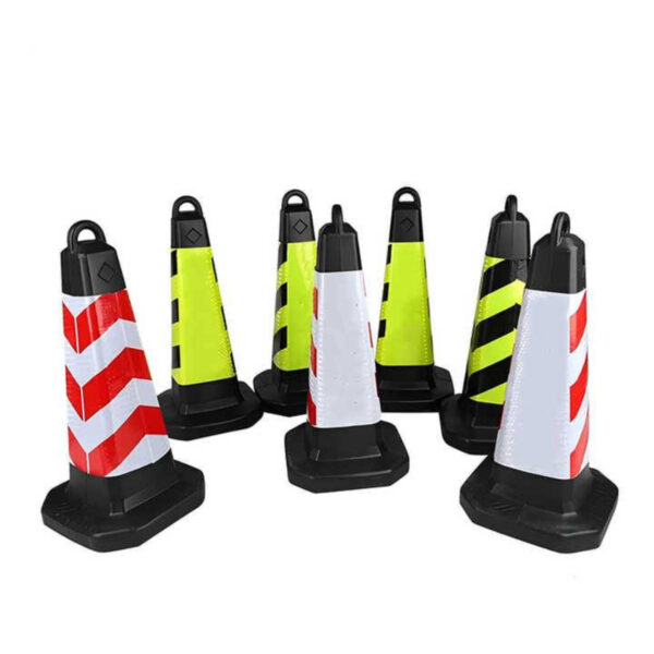 PVC Reflective Cones Road Traffic Safety Parking Cone - Image 2
