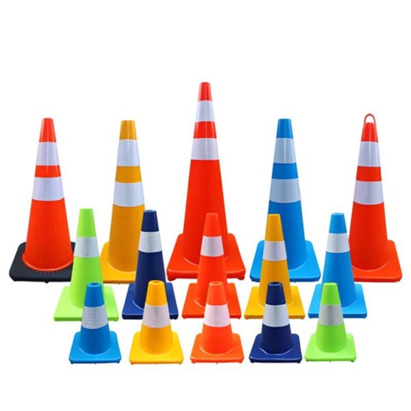 PVC Reflective Road Cones Anti Collision Warning Road Cone - Image 3