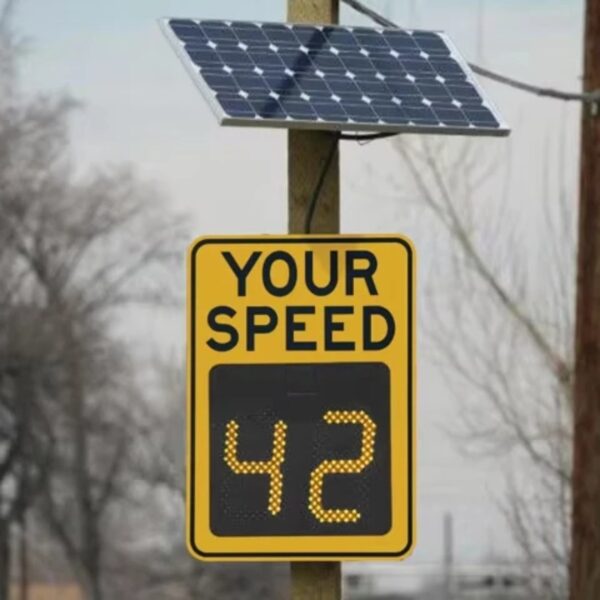 Solar Powered LED Traffic Signs Reflective Speed Radar Sign - Image 4