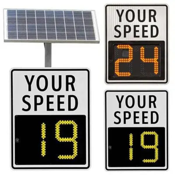 Solar Powered LED Traffic Signs Reflective Speed Radar Sign - Image 5