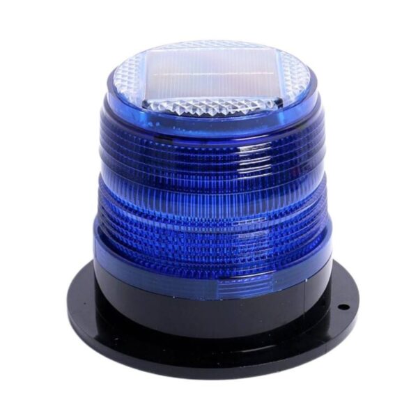 Waterproof Beacon Light Solar Traffic Flashing Warning Light - Image 2