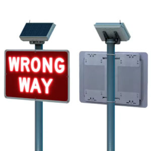 Wrong Way Sign