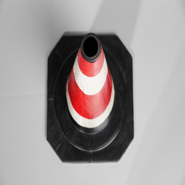 Hot Sale 900mm Rubber Cone Reflective Traffic Safety Cone - Image 2