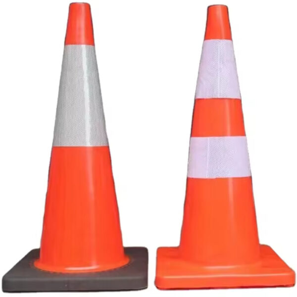 Traffic PVC Cone with Black Base