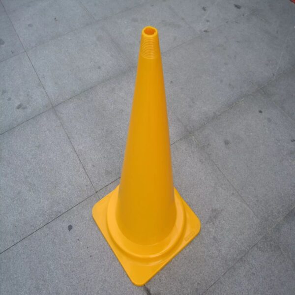 Hot Selling 750mm Yellow Cones PVC Traffic Safety Cones - Image 2