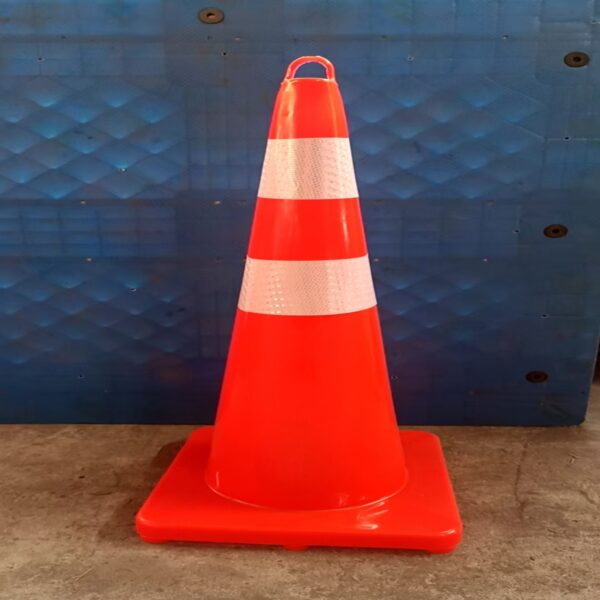 90cm PVC Safety Cone Reflective Road Safety Traffic Cone - Image 2