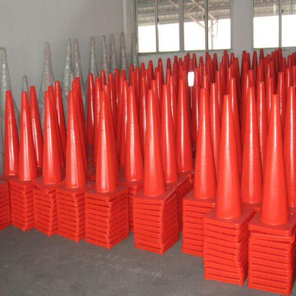 High Quality Elastic PVC Cone Roadway Traffic Safety Cone - Image 2