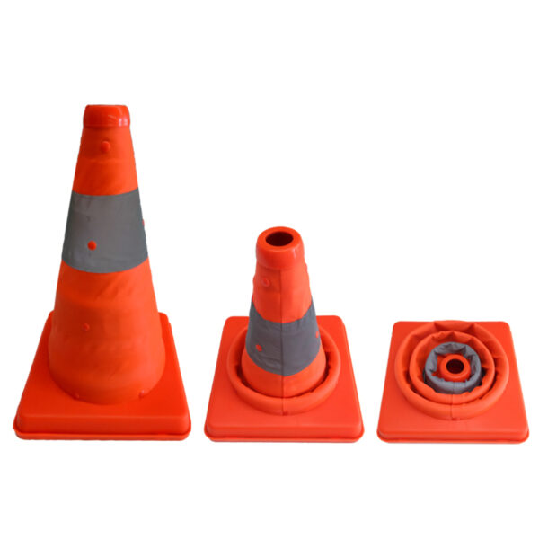 Foldable Traffic Cone Collapsible Road Traffic Safety Cones - Image 4