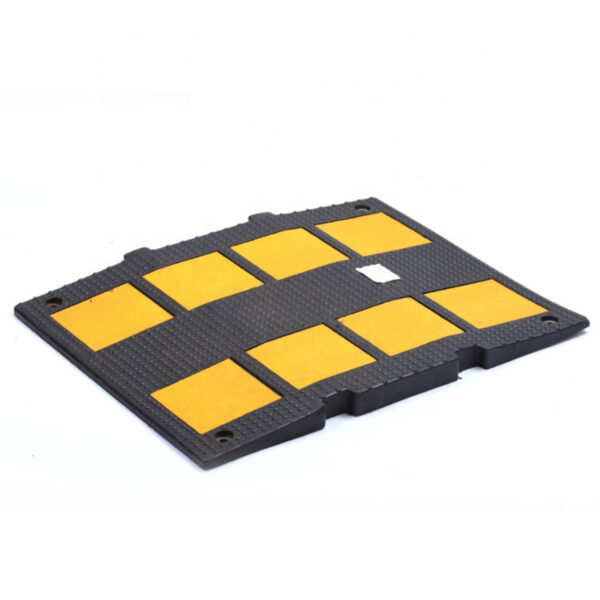 Portable Traffic Bump Driveway Rubber Road Speed Bump - Image 2