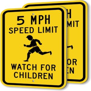 5 MPH Speed Limit Sign