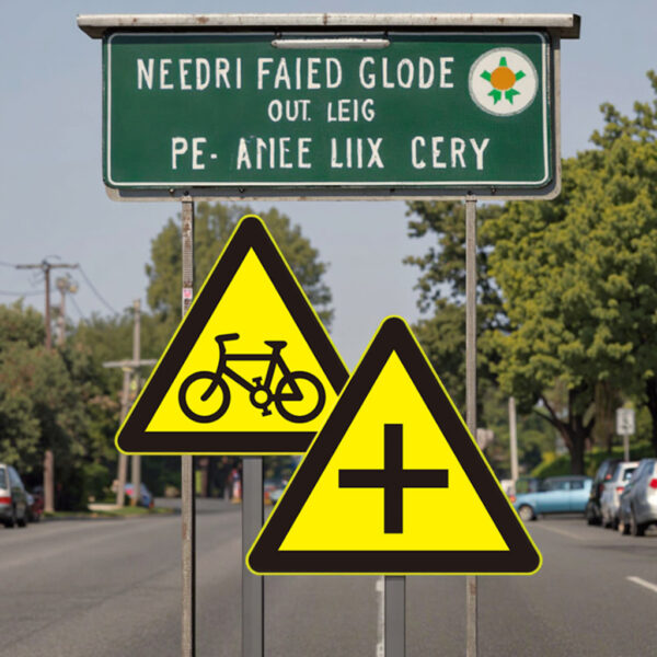 Customized High Quality Highly Visible Traffic Sign - Image 2