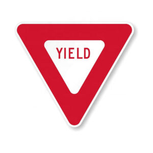 Yield Traffic Sign