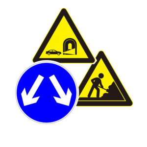Folding Street Sign