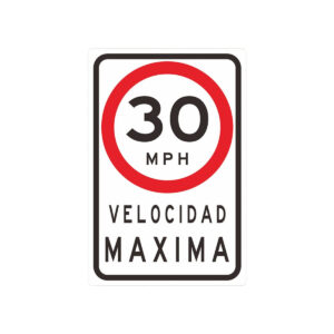 30 MPH Speed Sign