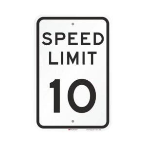 Highway Speed Limit Sign