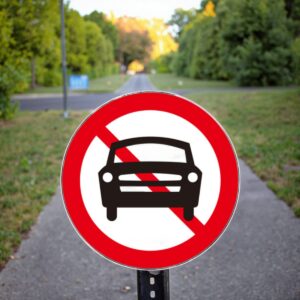 Customized High Quality Aluminium Traffic Restriction Sign