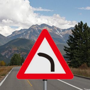 Left Turn Traffic Sign