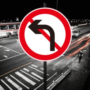 how-to-custom-buy-customized-high-quality-aluminum-no-left-turn-sign