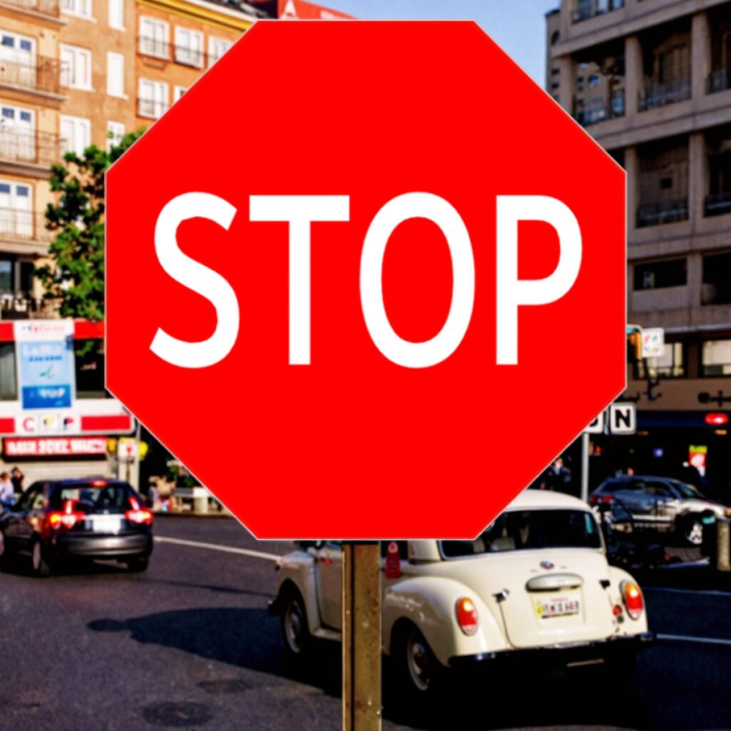 Traffic Stop Sign