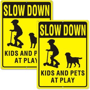 Kids And Pets Play Sign