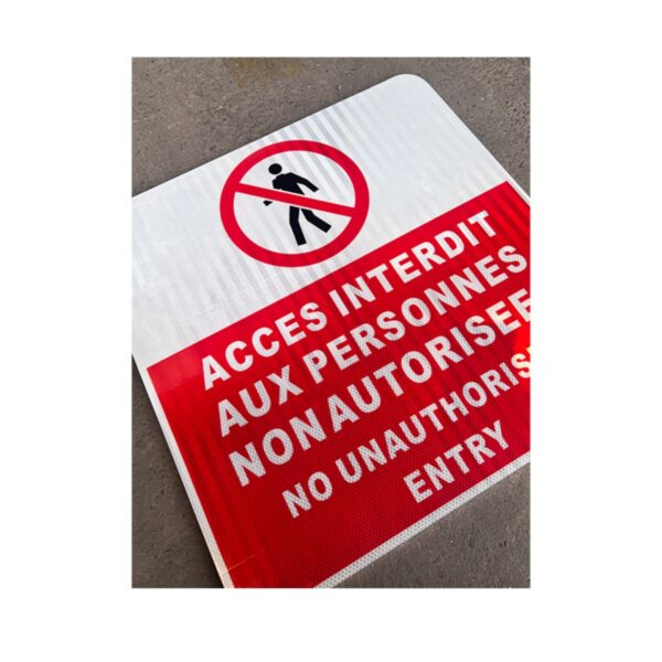 Customized high Quality Durable No Entry Sign Board - Image 3