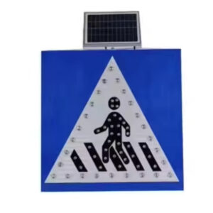 Customized High Quality Durable Solar Led Warning Sign