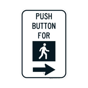 Customized High Quality Road Pedestrian Push Button Walk Sign