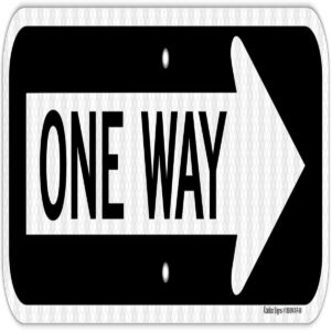 One Way Road Sign