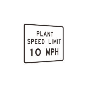 10 MPH Speed Sign
