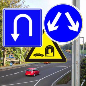 U Turn Traffic Signs