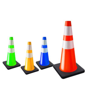 Wholesale Custom 28 Inch Foldable PVC Traffic Cone With Reflective