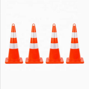 Custom Reflective Light Up 45cm PVC 700mm Traffic Cone