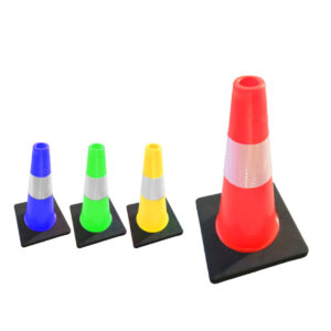 Top Quality Blue Reflective Durable 700mm PVC Traffic Cone
