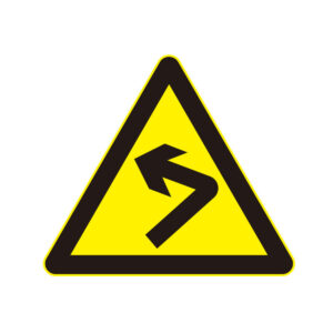 Road Left Turn Sign