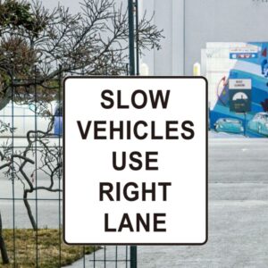 Slow Moving Sign